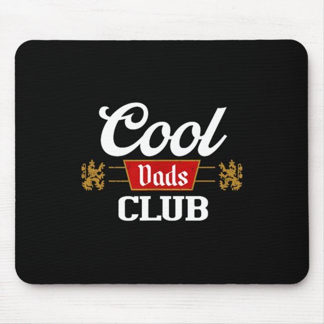 Mousepad Cool Dads Club Shirt Father's Day From Daughter So (Frente)