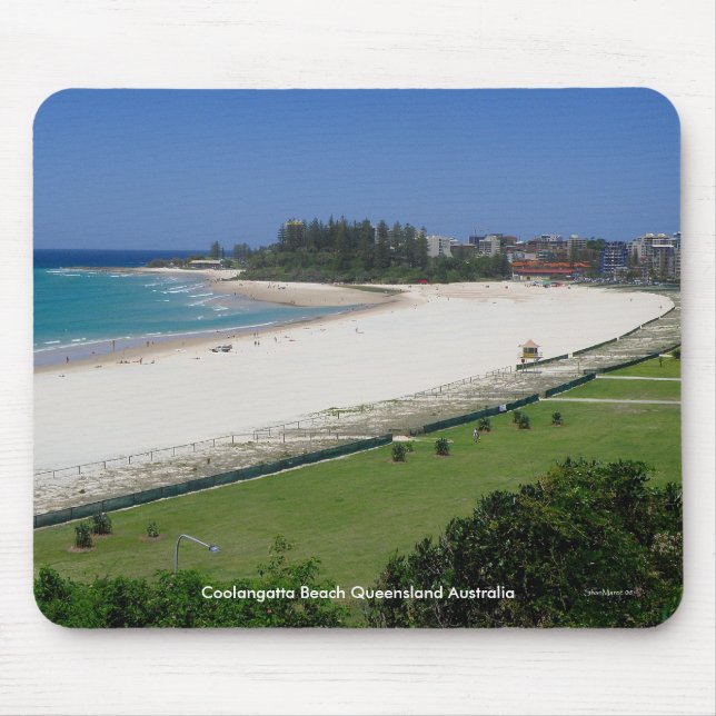 Mousepad Coolangatta Beach Queensland Austrália (Frente)