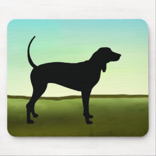 Mousepad Coonhound do céu azul