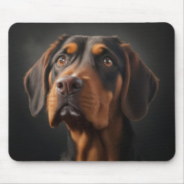 Mousepad Coonhound Dog
