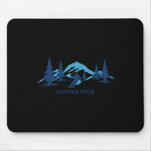 Mousepad Cooper Spur Oregon Ski Resort Skiier