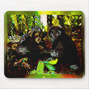 Mousepad Cooperação entre Chimp e Gorilla 02.