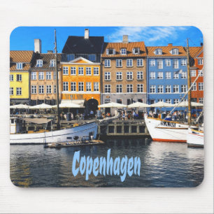 Mousepad Copenhagen Dinamarca Canal de Homes Nyhavn