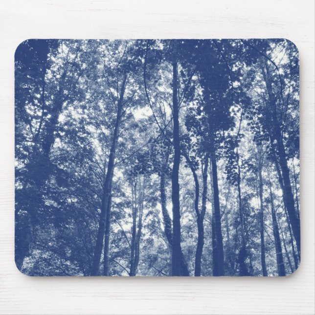 Mousepad Cópia da Madeira - Efeito de Cianótipo (Frente)