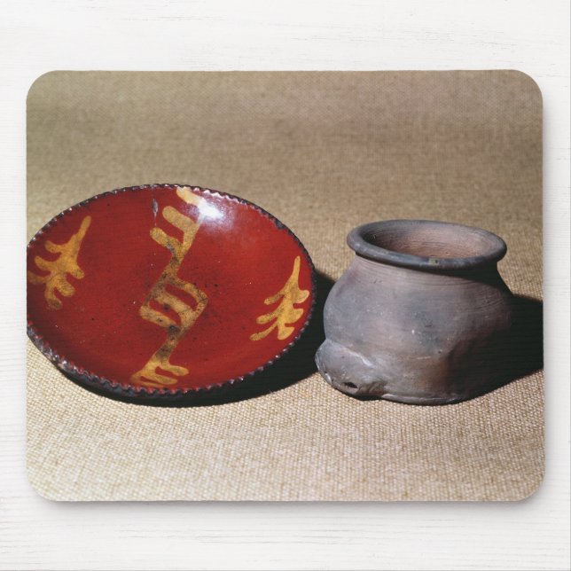Mousepad Copo de Redware e prato, c.1780 (Frente)