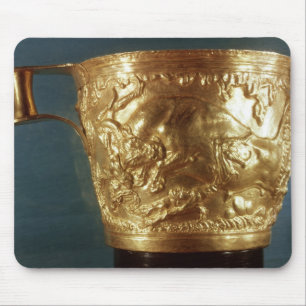 Mousepad Copo, descrevendo um touro de carregamento