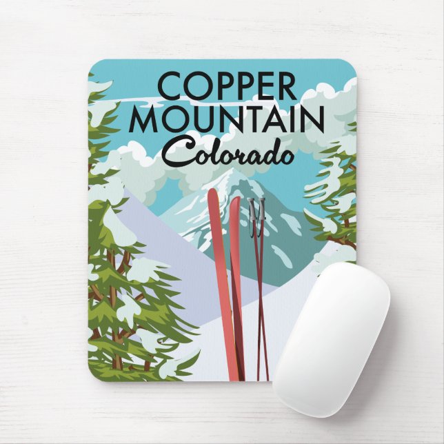 Mousepad Copper Mountain Colorado Esqui (Com mouse)