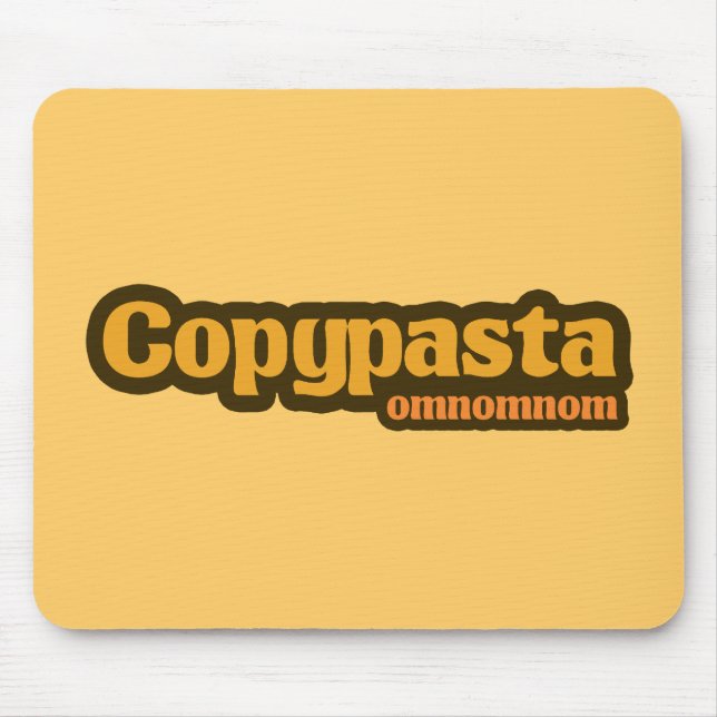 Mousepad Copypaste omnomnom humor de internet (Frente)