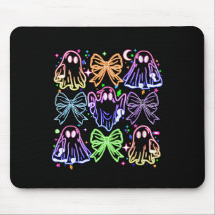 Mousepad Coqueta-branca-retrô-quente de Halloween-fantasma