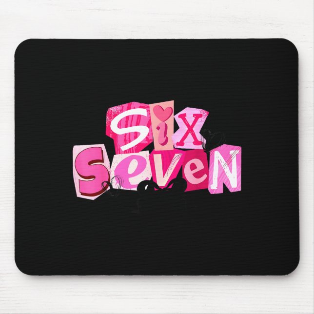 Mousepad Coquete Seis Sete Vale Dia dos Namorados Piada 67  (Frente)