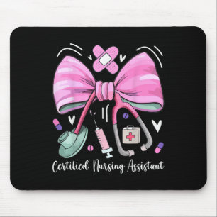 Mousepad Coquette de Estetoscópio Cna de Enfermagem de Ista