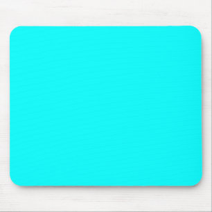 Mousepad Cor da Moda Azul Elegante Aquamarina