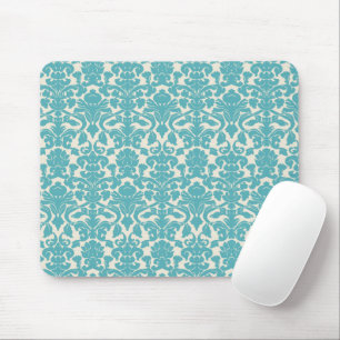 Mousepad Cor damasco, Azul Damasco, Francês Damasco