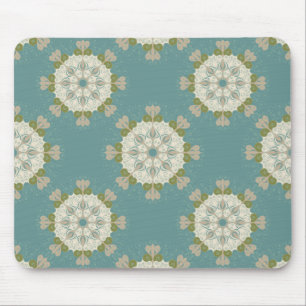 Mousepad Cor damasco com elementos abstrato