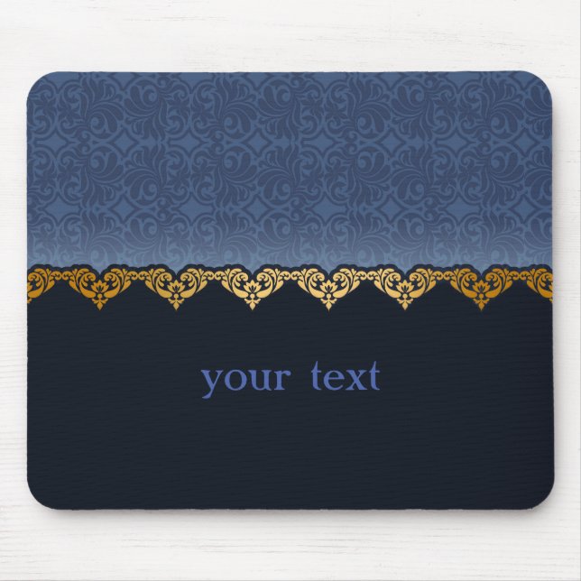 Mousepad Cor damasco elegante (Frente)