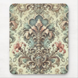 Mousepad Cor damasco Floral Victoriana