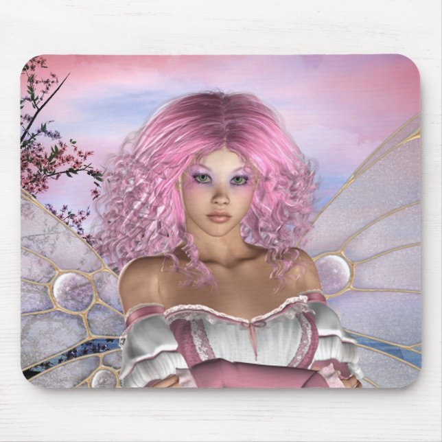 mousepad cor-de-rosa (Frente)