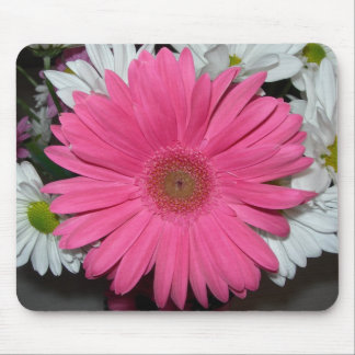 Mousepad cor-de-rosa da margarida