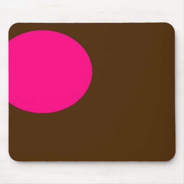 mousepad cor-de-rosa e marrom (Frente)
