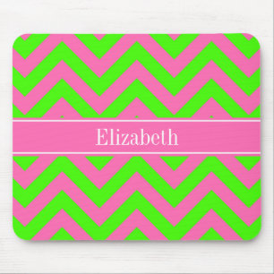 Mousepad Cor-de-rosa quente nº 2 Verde limão LG Chevron N