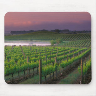 Mousepad Cor do nascer do sol na névoa distante atrás