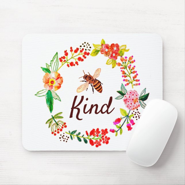 Mousepad Cor floral amável (Com mouse)