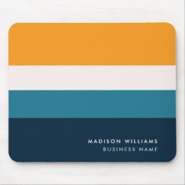 Mousepad Cor Personalizada Bloco Horizontal Listra Monogram
