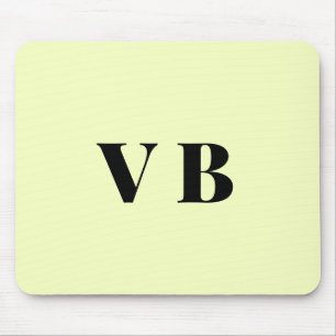 Mousepad cor personalizada pastel simples mínima sólida per