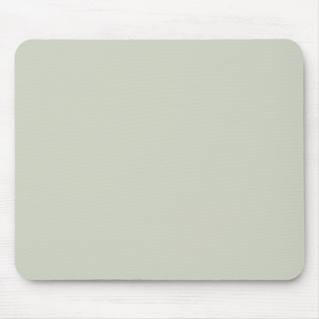 Mousepad Cor Sólida do Sage Branco (Frente)