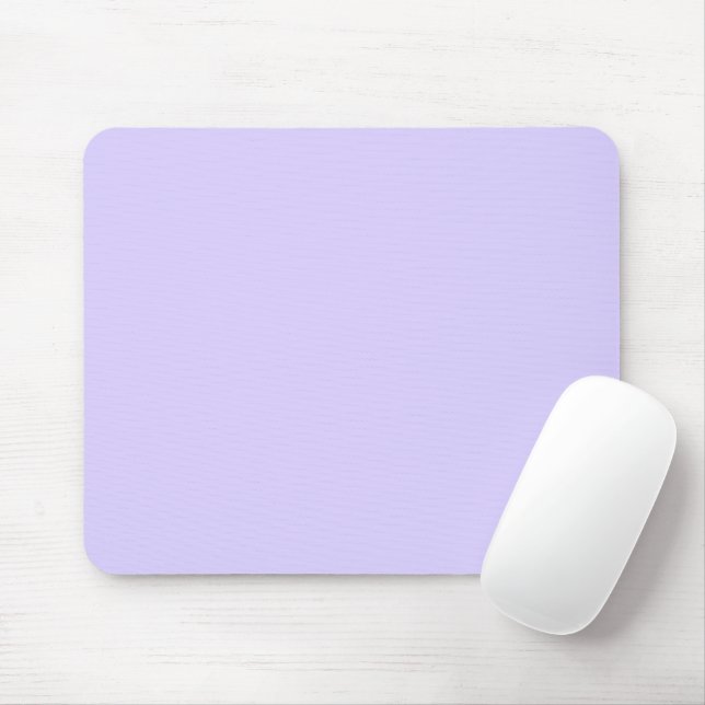 Mousepad Cor Sólida Lilac do Pastel | Clássico | Elegante (Com mouse)