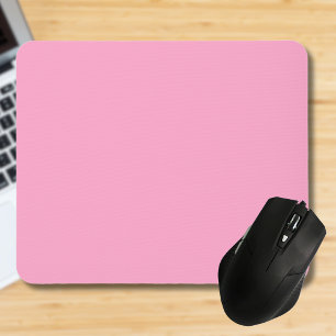 Mousepad Cor Sólida Rosa do Cravo   Clássico   Elegante