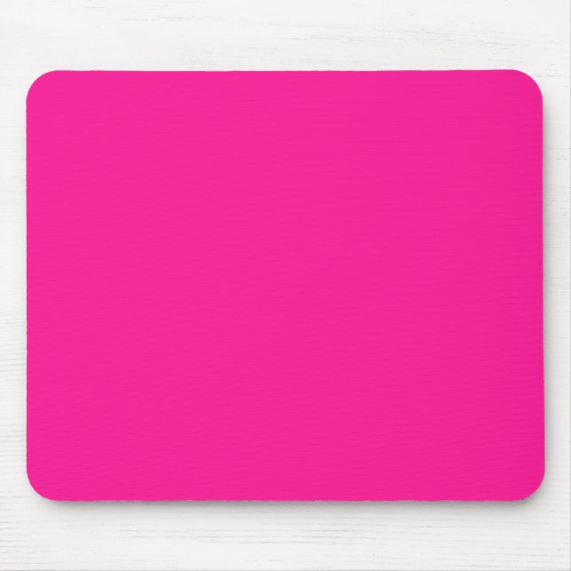 Mousepad Cor sólida rosa profunda (Frente)
