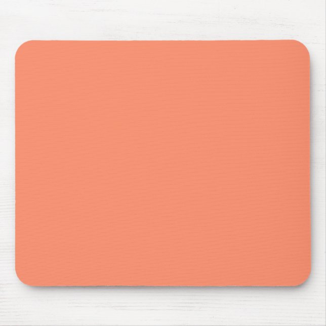 Mousepad Cor Sólida Rosa Salmão | Cor da tendência (Frente)