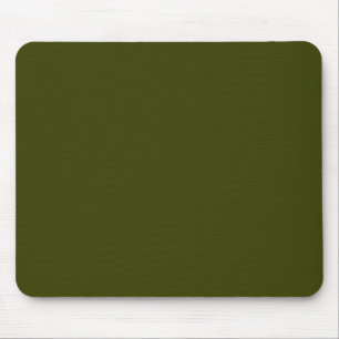 Mousepad Cor sólida verde-azeitona escuro