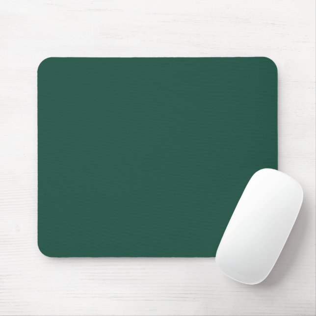 Mousepad Cor sólida verde Brunswick (Com mouse)