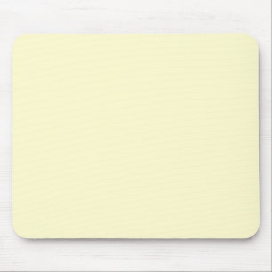 Mousepad Cor Sólido Amarelo-Manteiga Elegante Clássico