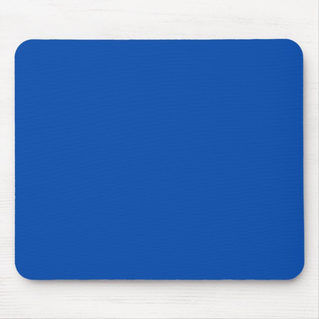 Mousepad Cor Sólido Azul Cobalto | Clássico | Elegante (Frente)