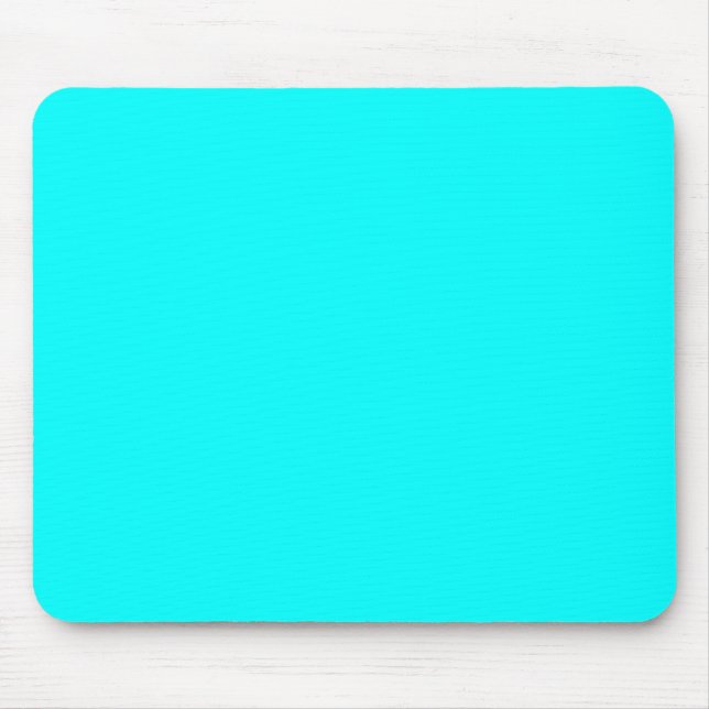 Mousepad Cor Sólido Azul Neon | Clássico (Frente)
