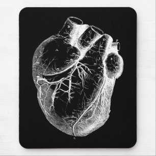 Mousepad Coração anatômica correto