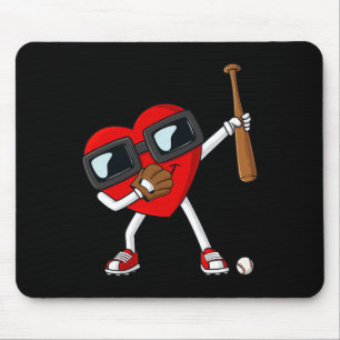 Mousepad Coração Batida Com dia de os namorados De Bat Boy