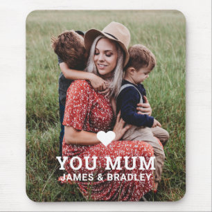 Mousepad Coração Bonita Te Ama Foto De Dia de as mães Mãe