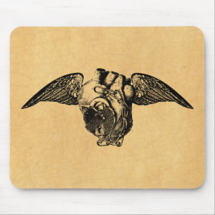 Mousepad Coração com Travas e Asas