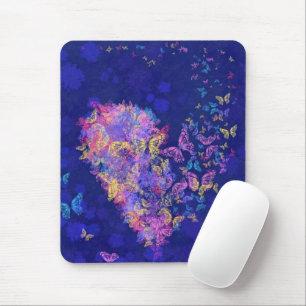 Mousepad Coração da Borboleta - Amor