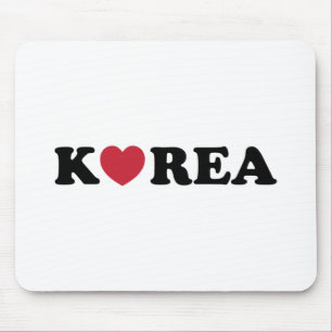 Mousepad Coração de Amor da Coreia