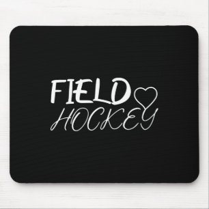 Mousepad Coração de amor de hóquei de campo