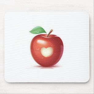 Mousepad Coração de Apple