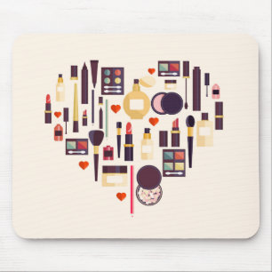 Mousepad Coração de Comestics