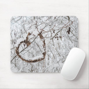 Mousepad Coração de inverno