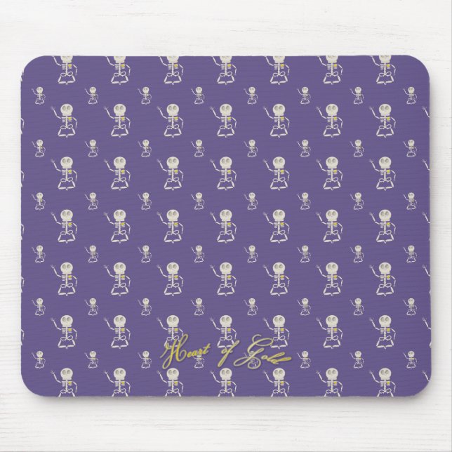 Mousepad Coração de Ouro (Frente)