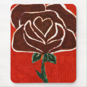 Mousepad "Coração de Rosa nº 7"
